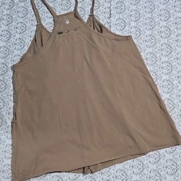 Free People Movement Hotshot Mini Dress NEW Mocha Tan Med - Picture 6 of 10